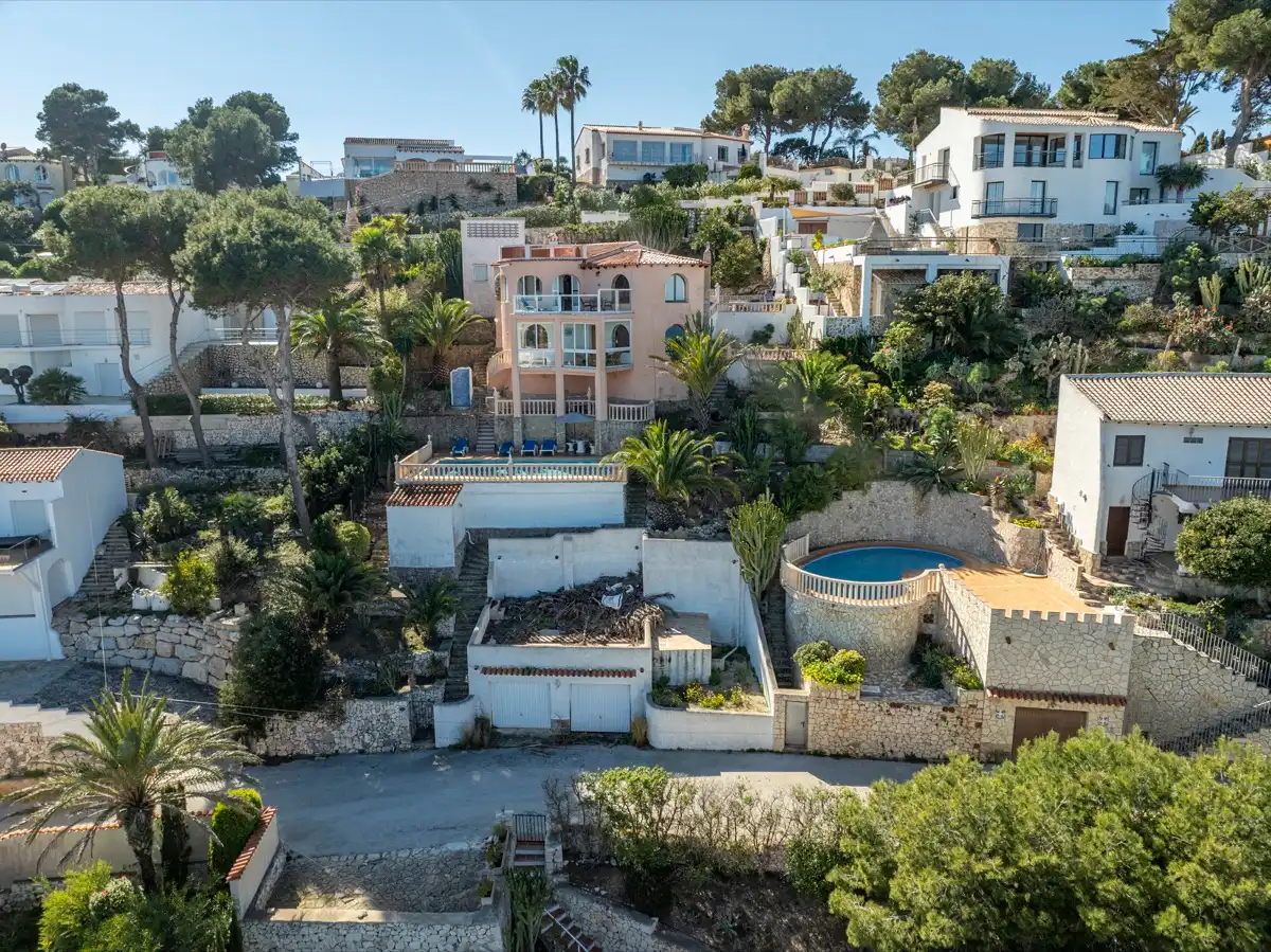 Exterior view of Houses for sale in Jávea / Xàbia  with Air Conditioner, Heating and Private garden