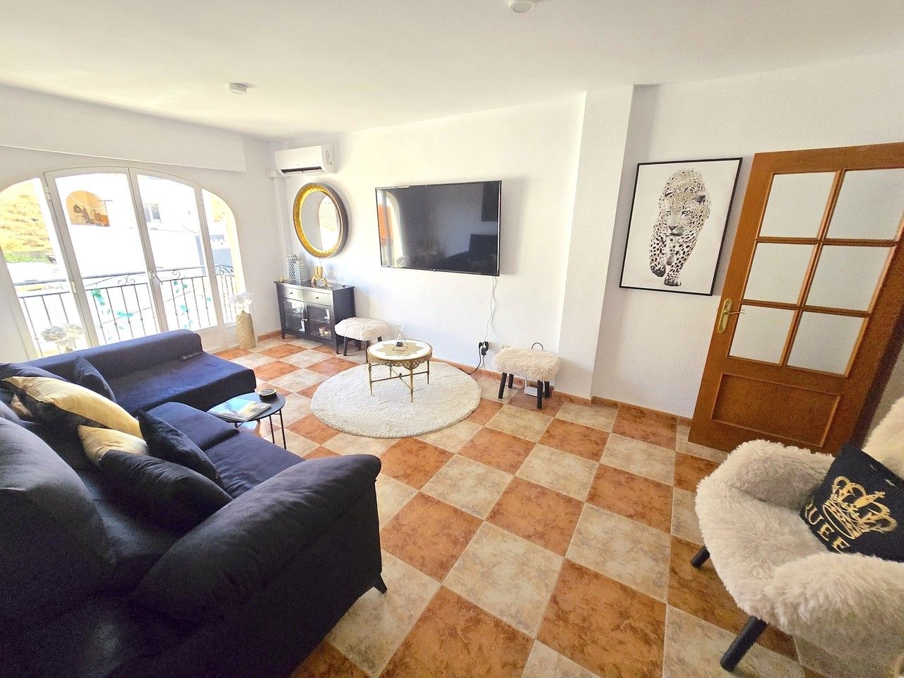 Living room of Apartment for sale in Turre  with Air Conditioner and Terrace