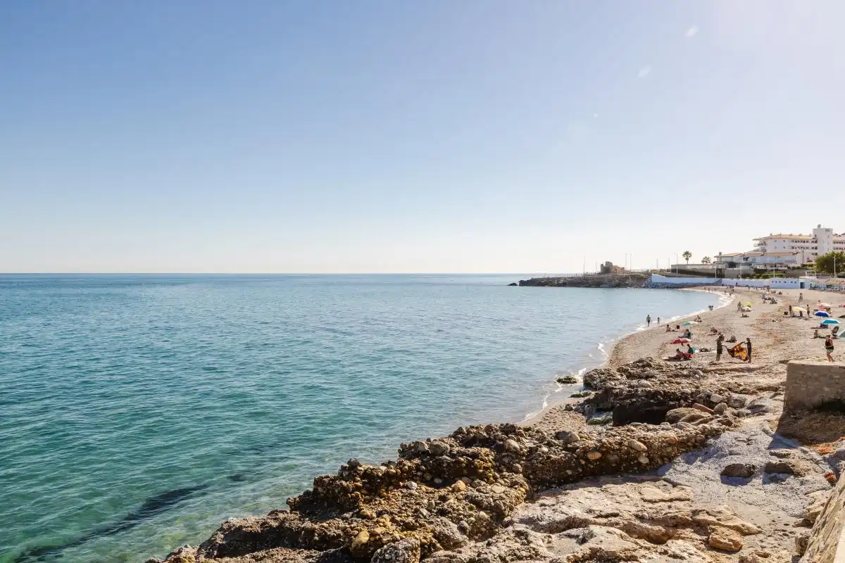 Exterior view of Flat for sale in Nerja  with Air Conditioner, Heating and Storage room