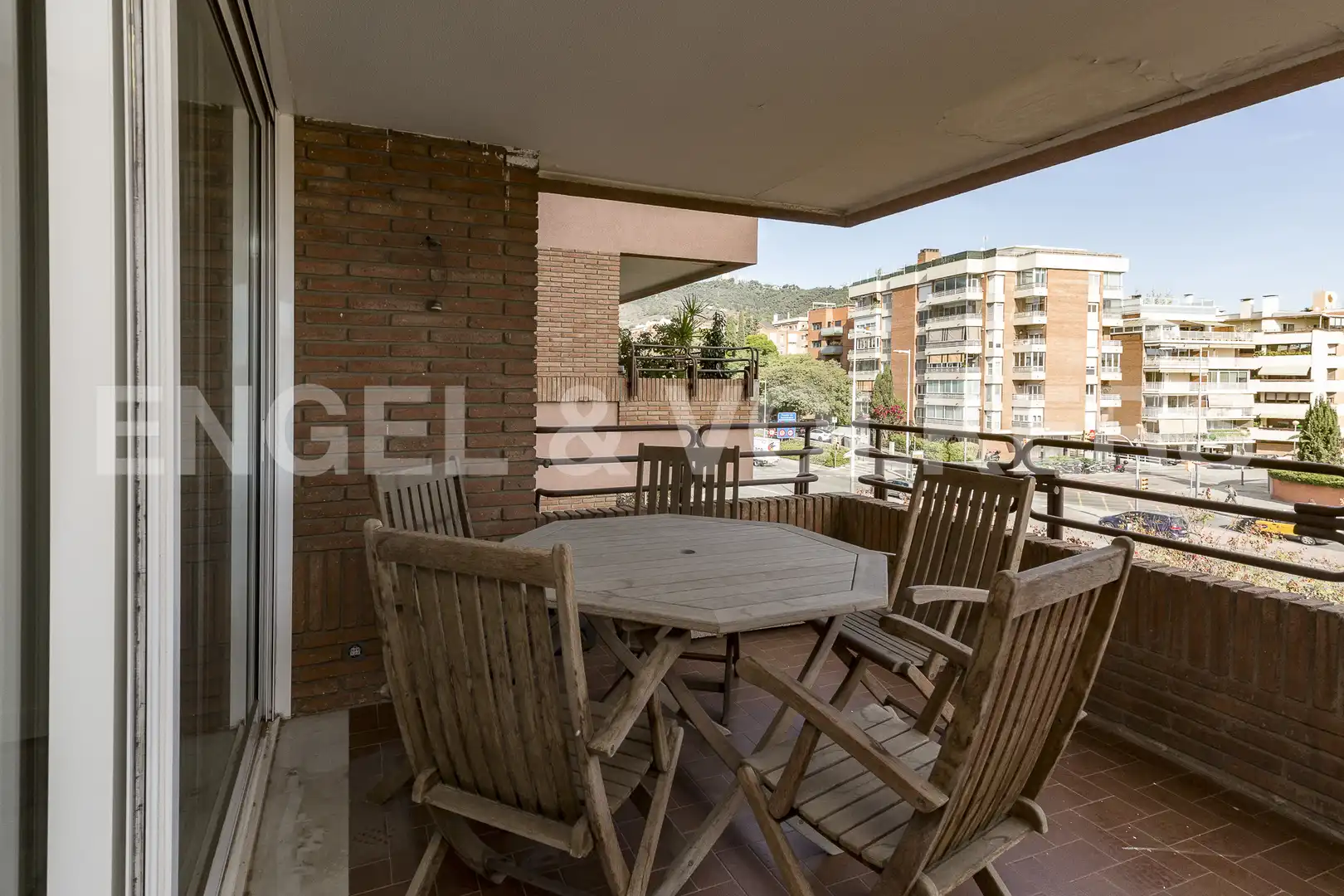 Terrace of Flat for rent in Barcelona  with Air Conditioner, Heating and Parquet flooring