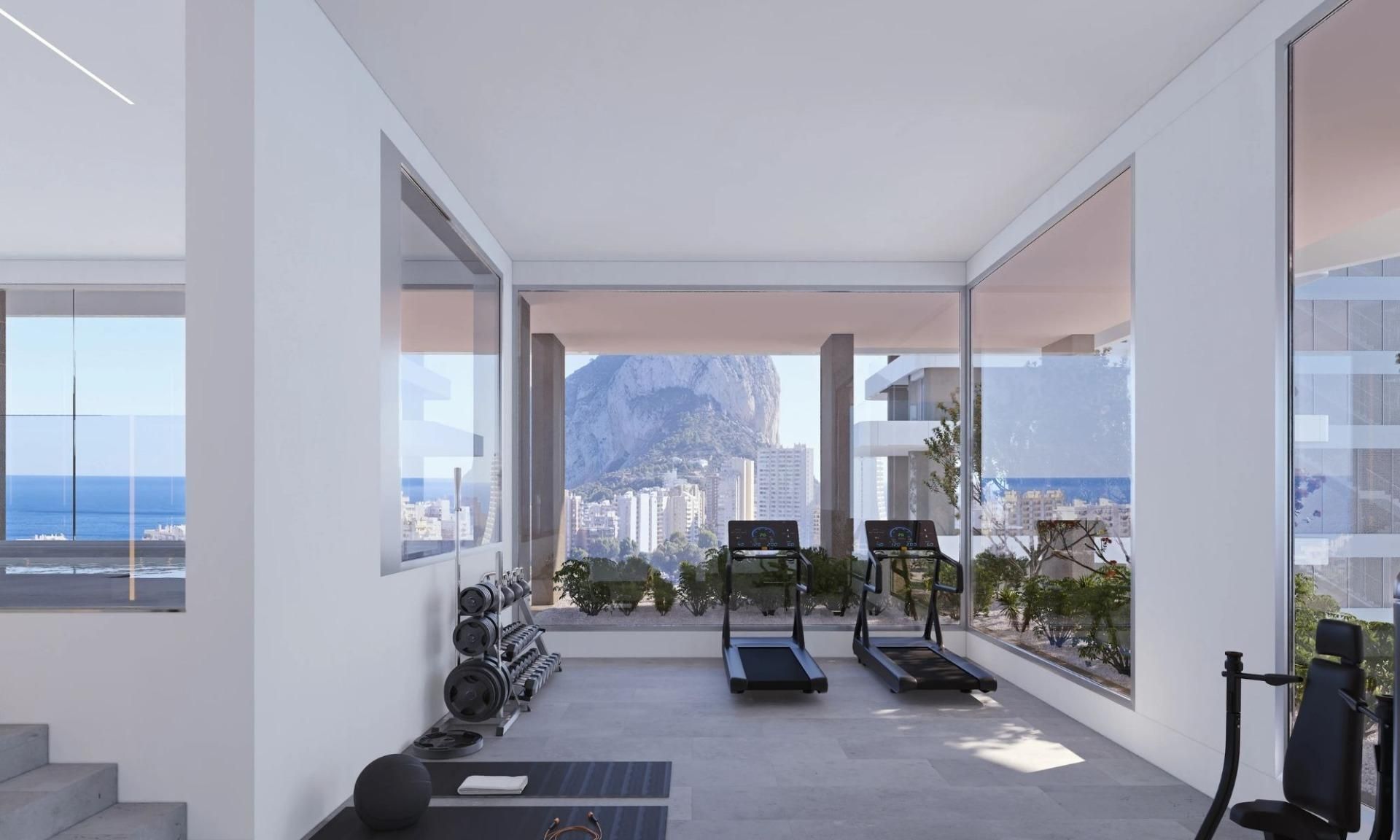 Bedroom of Attic for sale in Calpe / Calp  with Air Conditioner, Terrace and Balcony