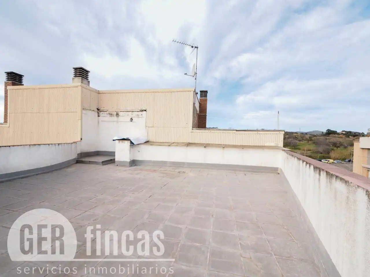 Terrace of Flat for sale in Terrassa  with Parquet flooring, Terrace and Balcony