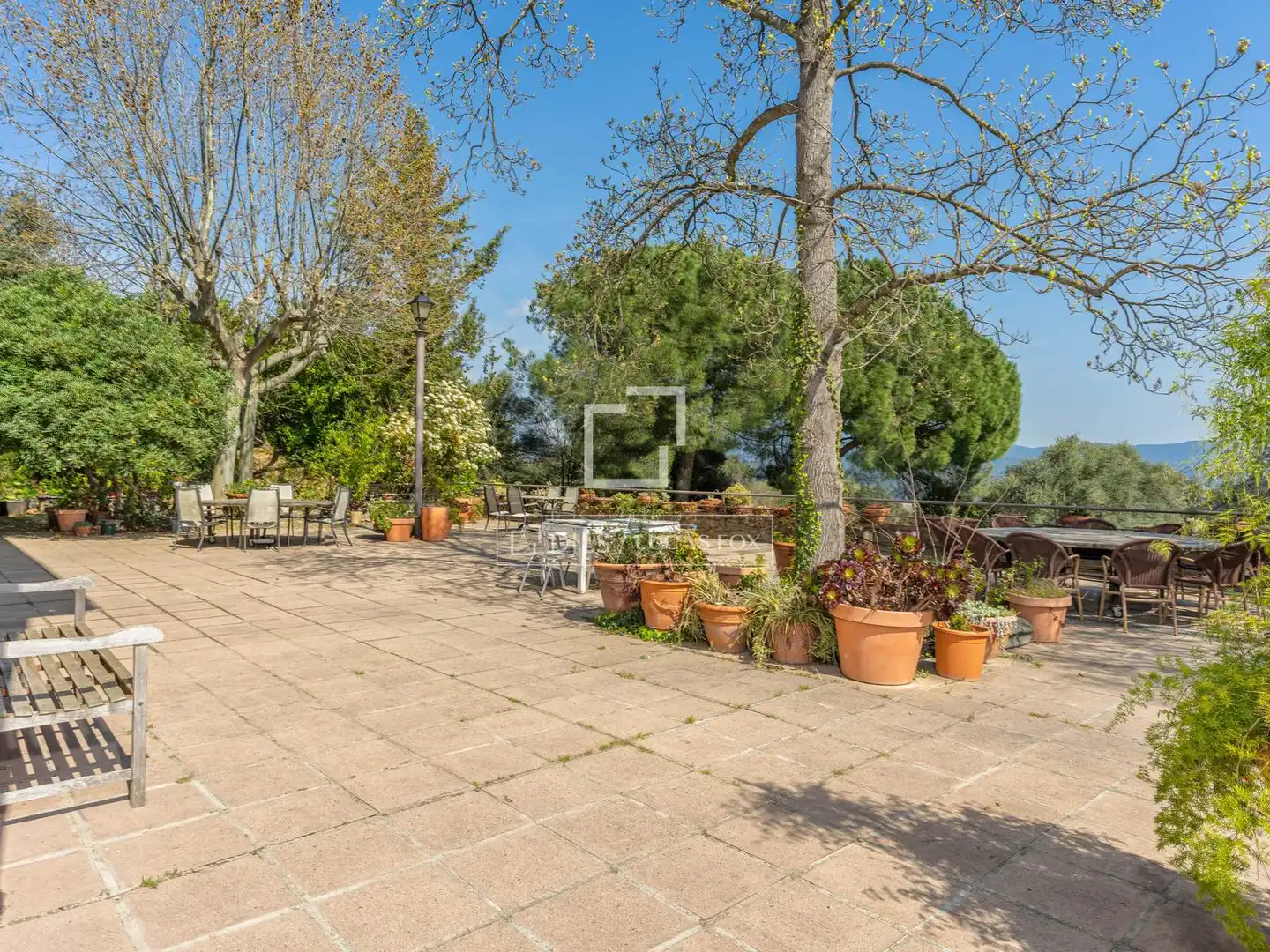 Terrace of Country homes for sale in Anglès  with Air Conditioner, Private garden and Terrace