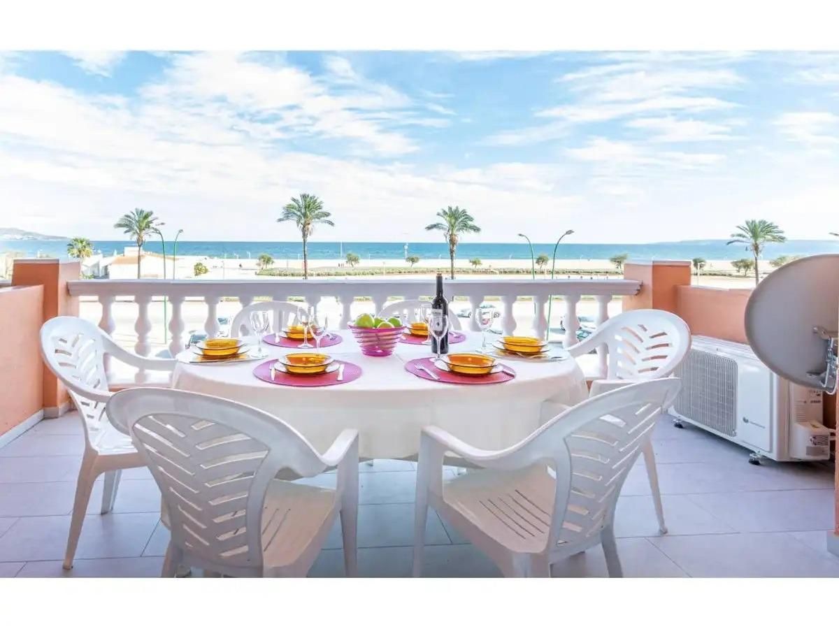 Terrace of Flat to rent in Empuriabrava  with Air Conditioner, Heating and Storage room