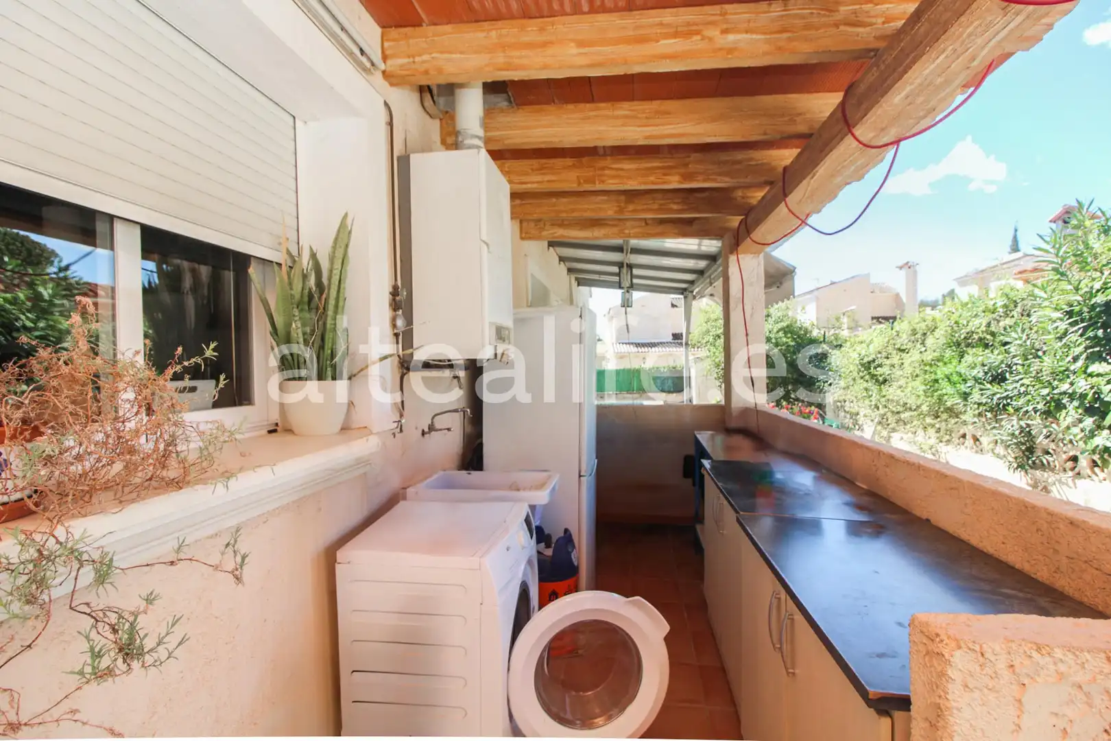 Cocina de Casa o chalet en venta en La Nucia con Aire acondicionado, Calefacción y Jardín privado