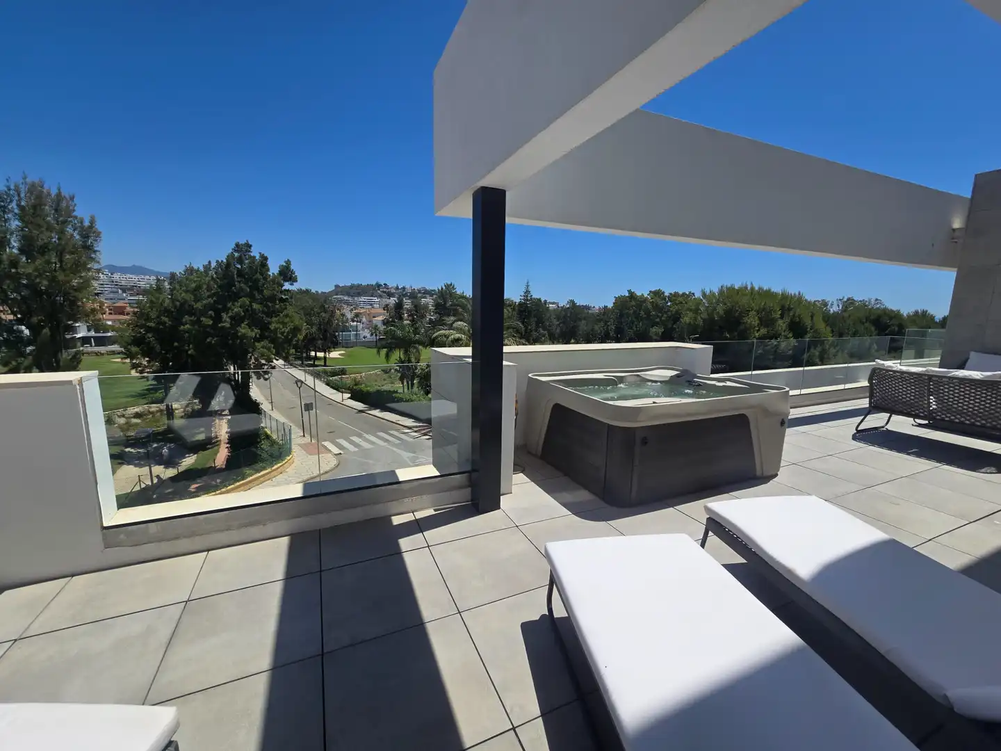 Terrace of Flat for sale in Mijas  with Air Conditioner, Heating and Terrace