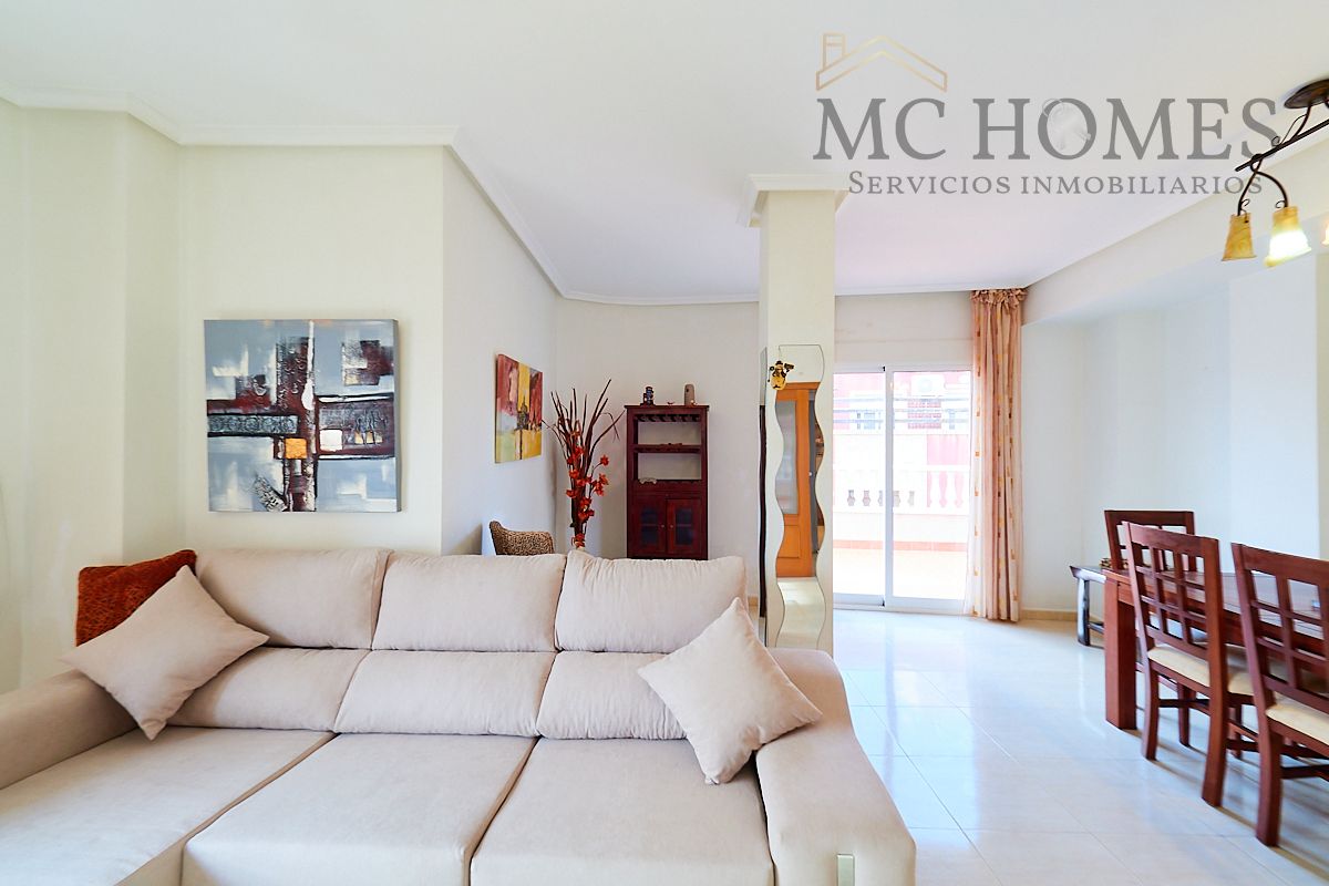 Living room of Flat to rent in Torrevieja  with Air Conditioner, Terrace and Furnished