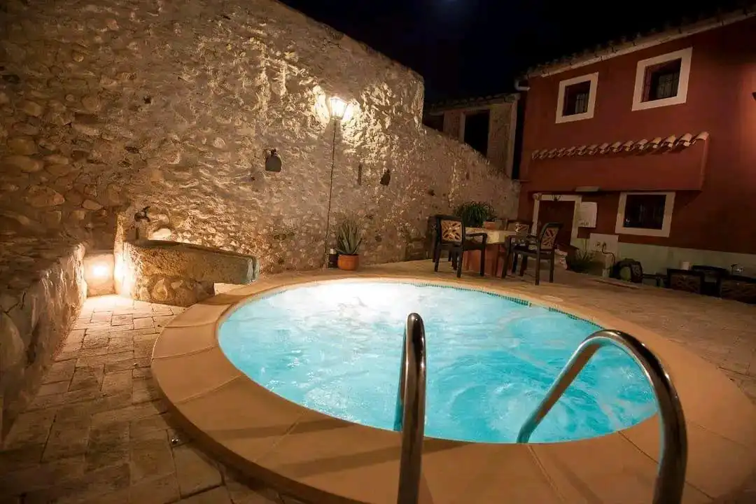 Piscina de Casa o xalet en venda en Blanca amb Terrassa, Piscina i Moblat