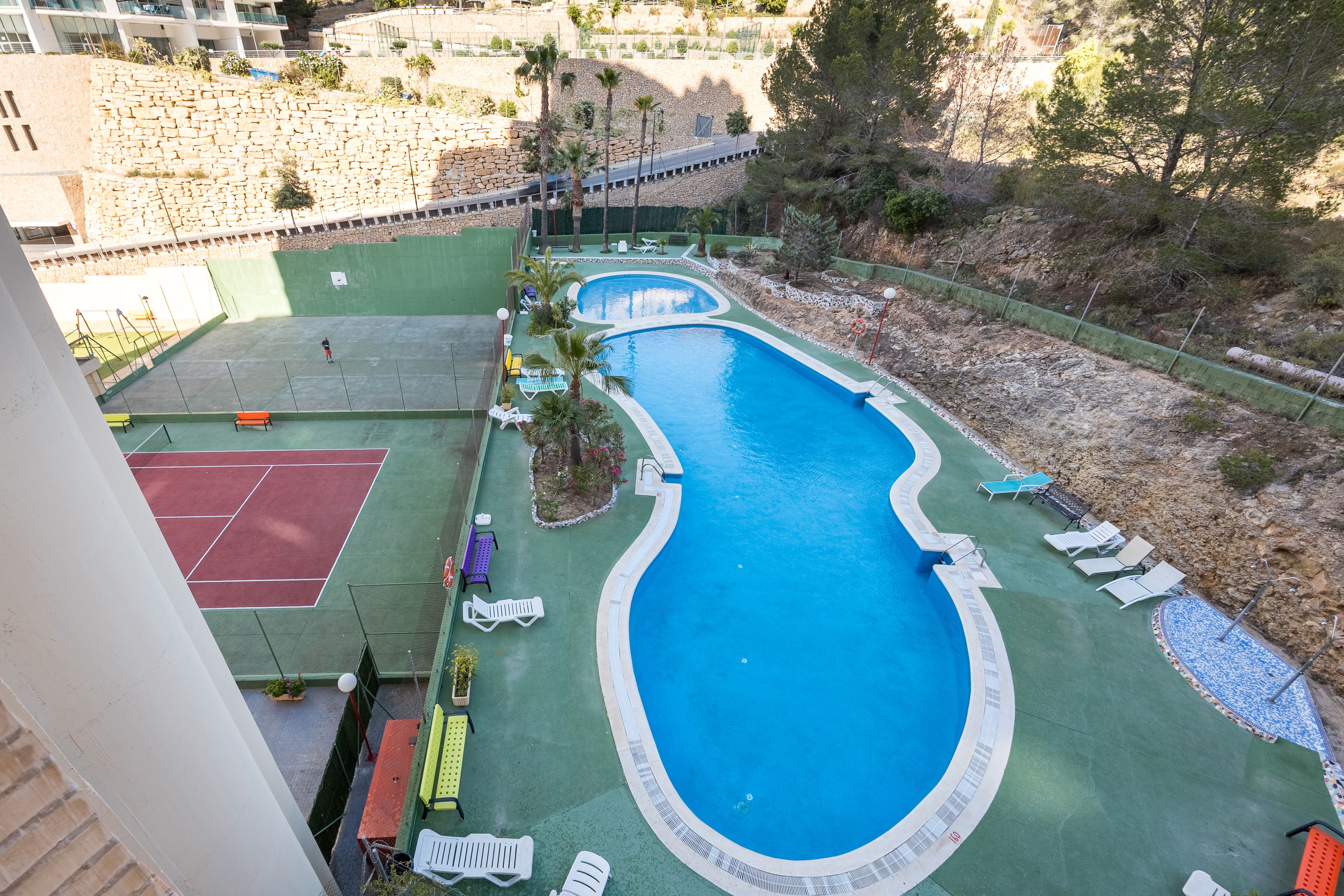 Swimming pool of Flat for sale in Benidorm  with Terrace, Swimming Pool and Furnished
