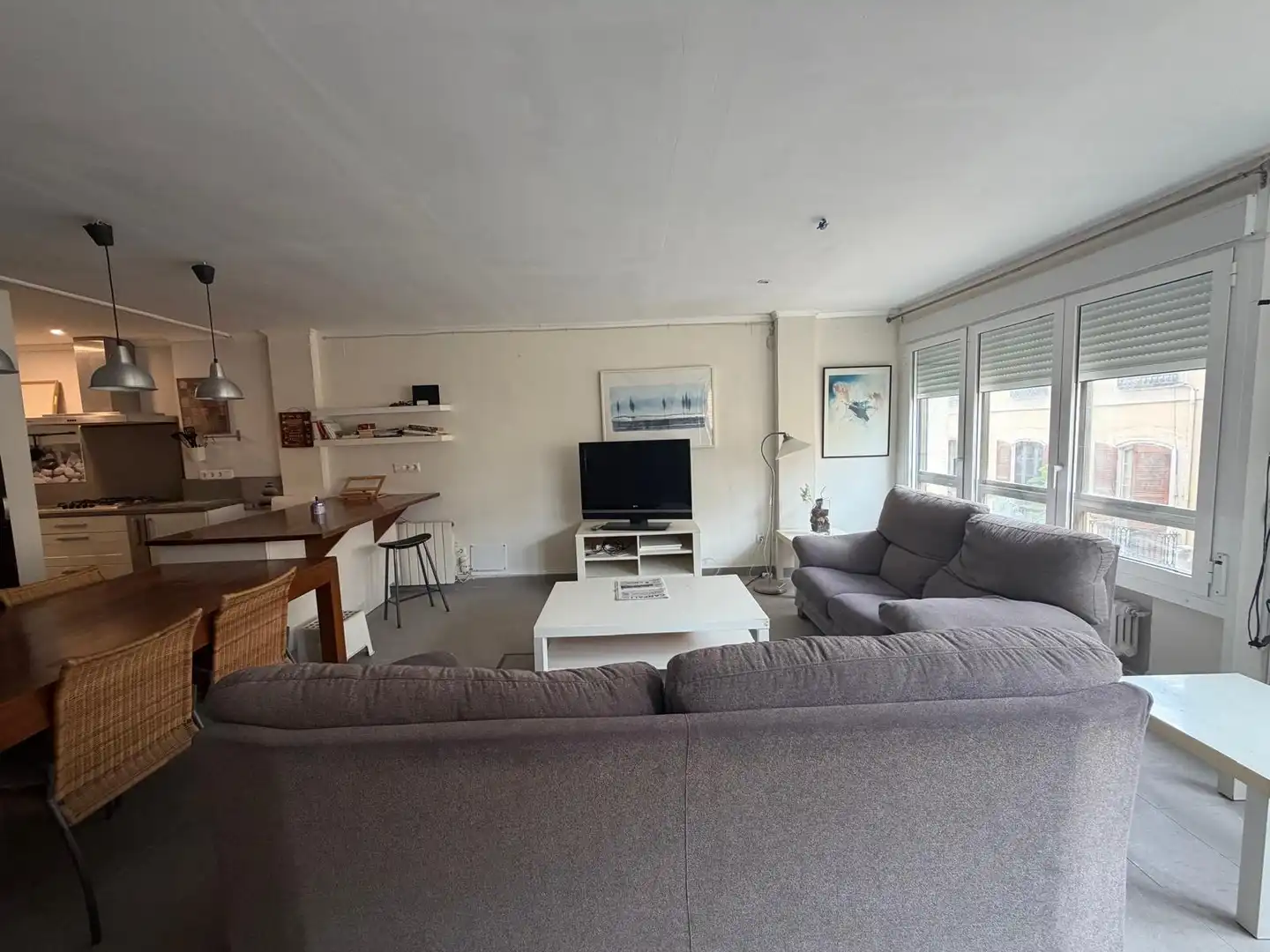 Sala de estar de Piso en venta en Dénia con Aire acondicionado y Calefacción