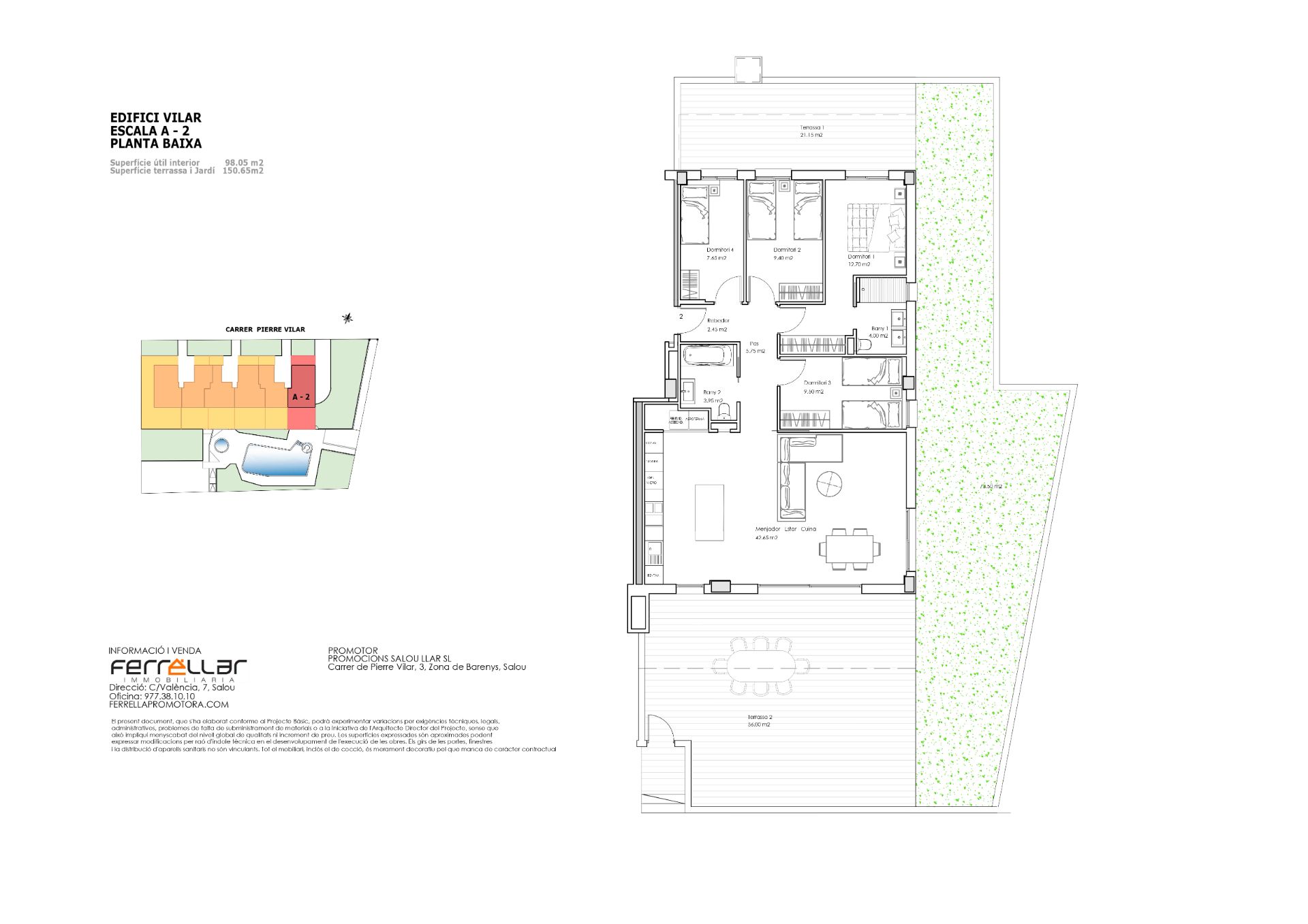 Flat for sale in Carrer de Pierre Vilar, 3, Barenys