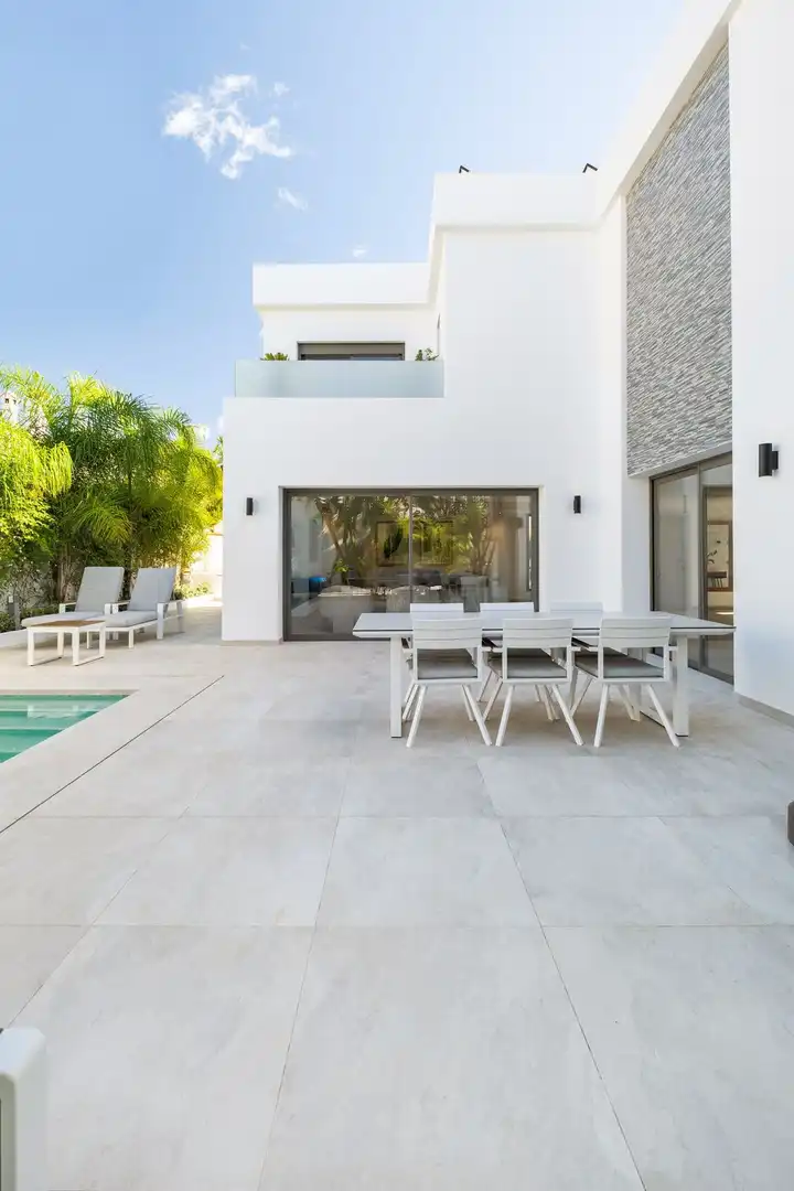 Terraza de Casa o chalet en venta en Marbella con Aire acondicionado, Jardín privado y Terraza