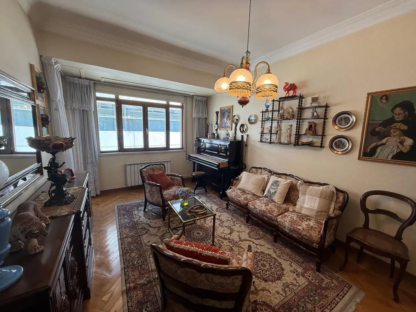 Wohnzimmer von Wohnung zum Verkauf in Lugo mit Heizung