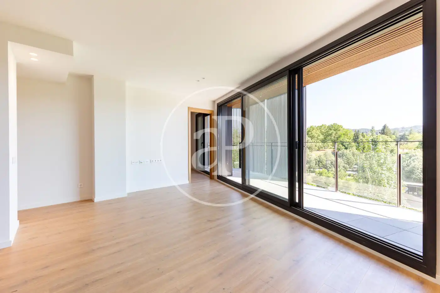 Living room of Flat for rent in Sant Cugat del Vallès  with Air Conditioner, Heating and Terrace