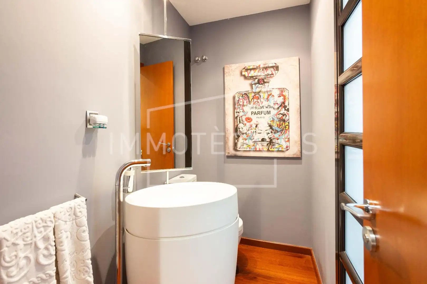 Baño de Casa adosada en venta en Granollers con Balcón