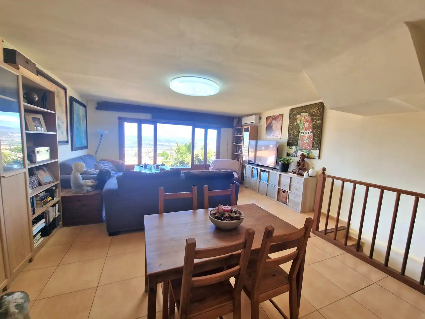 Sala d'estar de Casa adosada en venda en Alhaurín de la Torre amb Aire condicionat, Terrassa i Traster