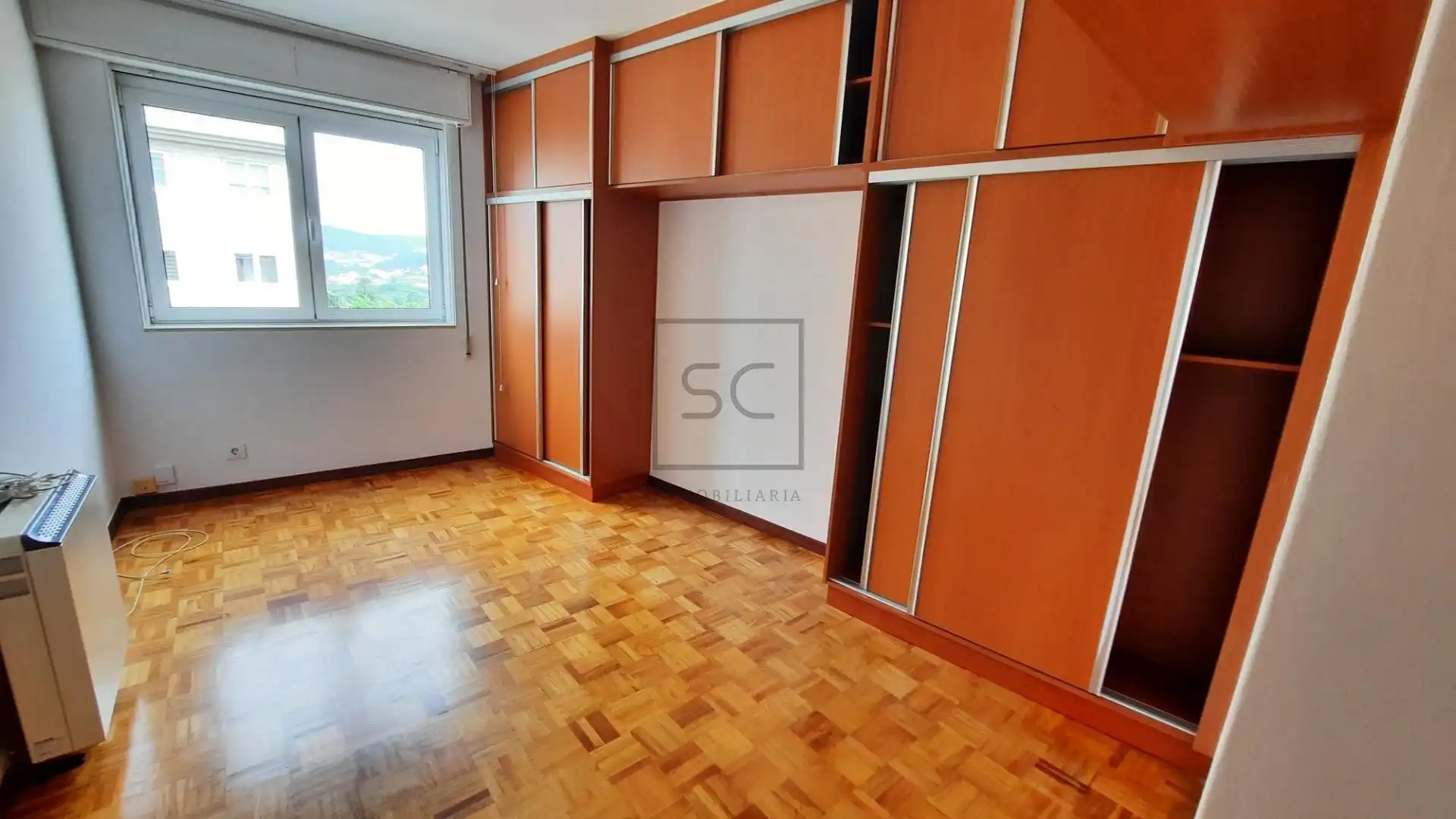 Bedroom of Flat for rent in Ferrol  with Heating, Terrace and Furnished