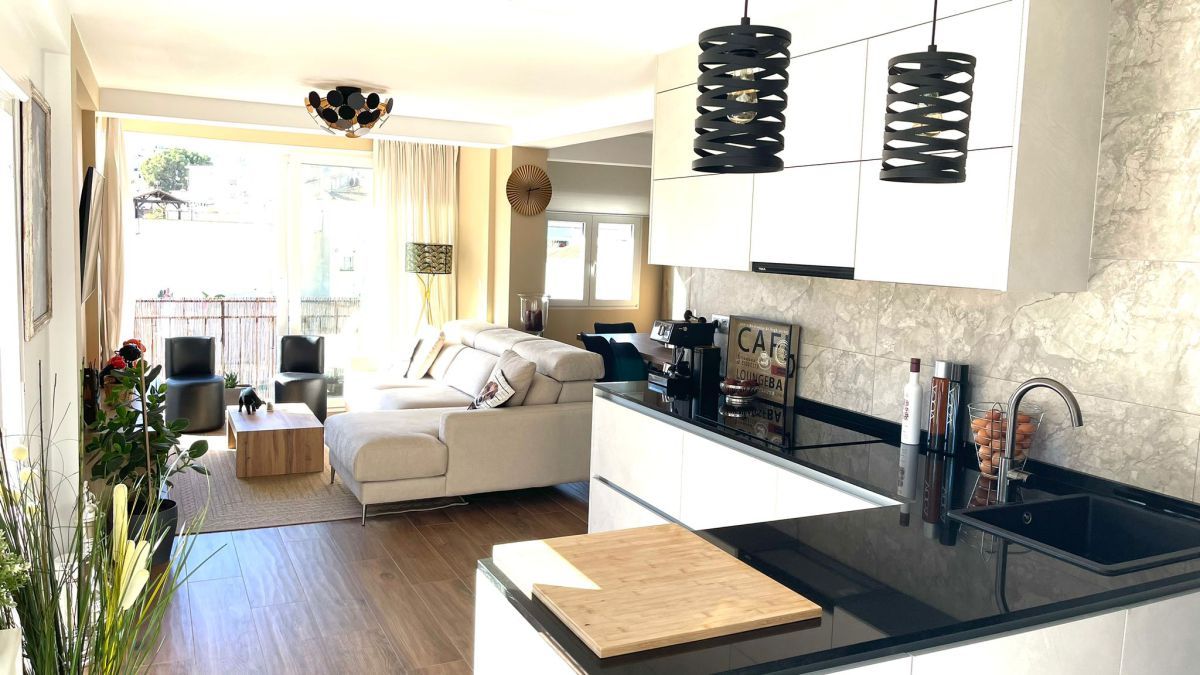 Sala de estar de Ático en venta en Torremolinos con Terraza
