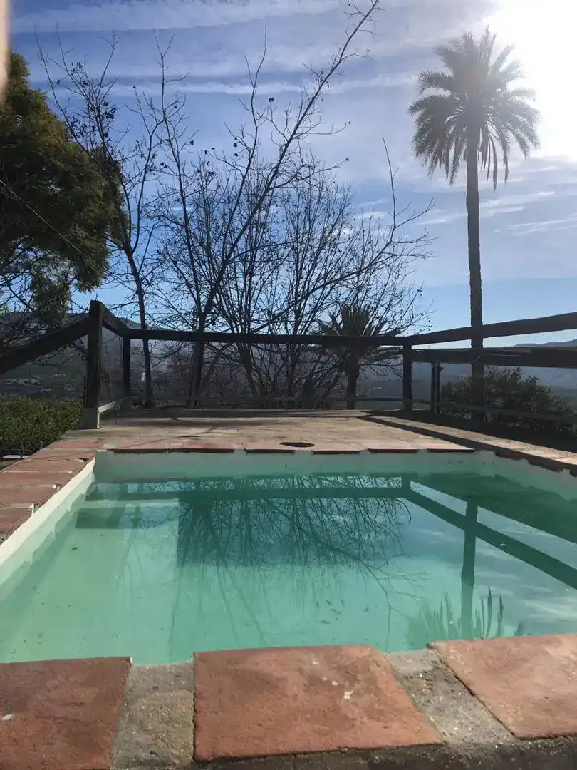 Schwimmbecken von Wohnung zur Miete in Álora mit Privatgarten, Abstellraum und Schwimmbad