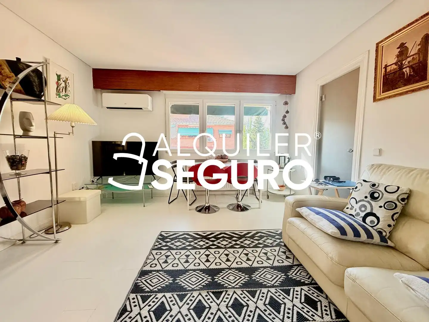 Sala de estar de Piso de alquiler en Madrid con Aire acondicionado, Calefacción y Piscina