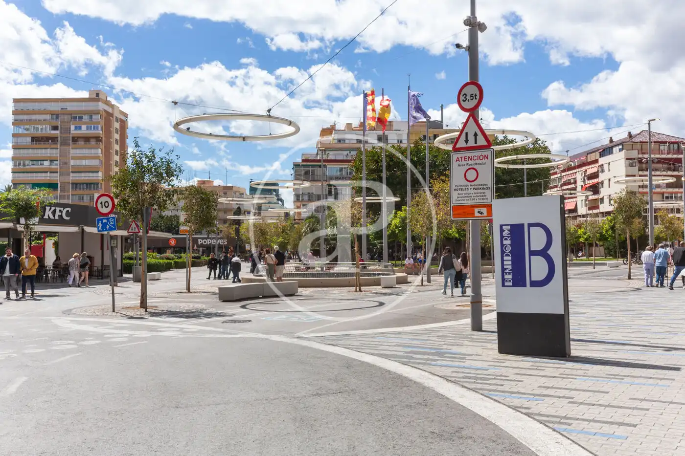 Exterior view of Flat for rent in Benidorm  with Air Conditioner, Heating and Terrace