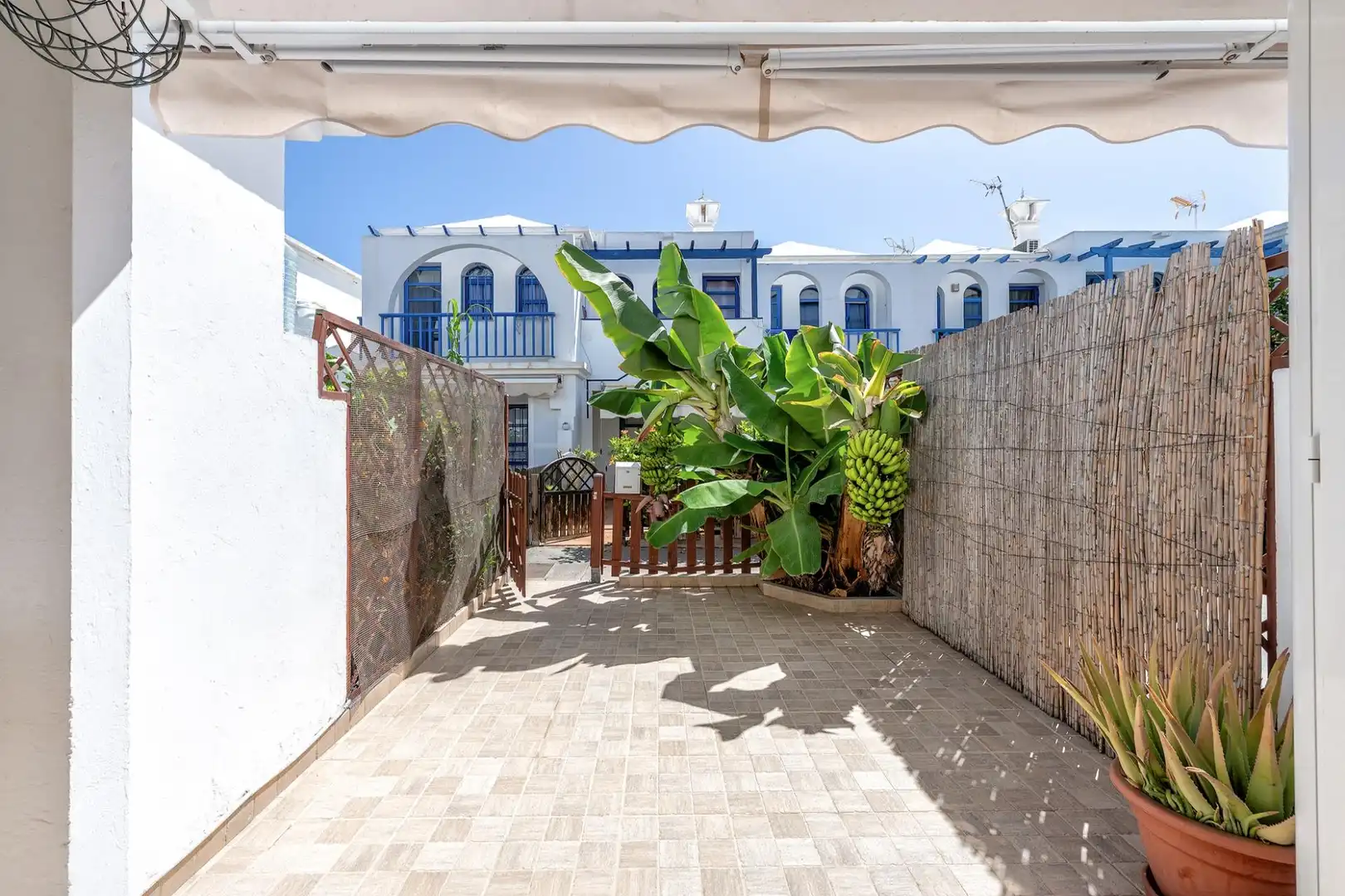 Terraza de Casa adosada en venta en San Bartolomé de Tirajana con Aire acondicionado, Jardín privado y Terraza