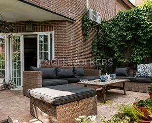 Terrassa de Casa o xalet en venda en  Madrid Capital amb Aire condicionat, Calefacció i Jardí privat