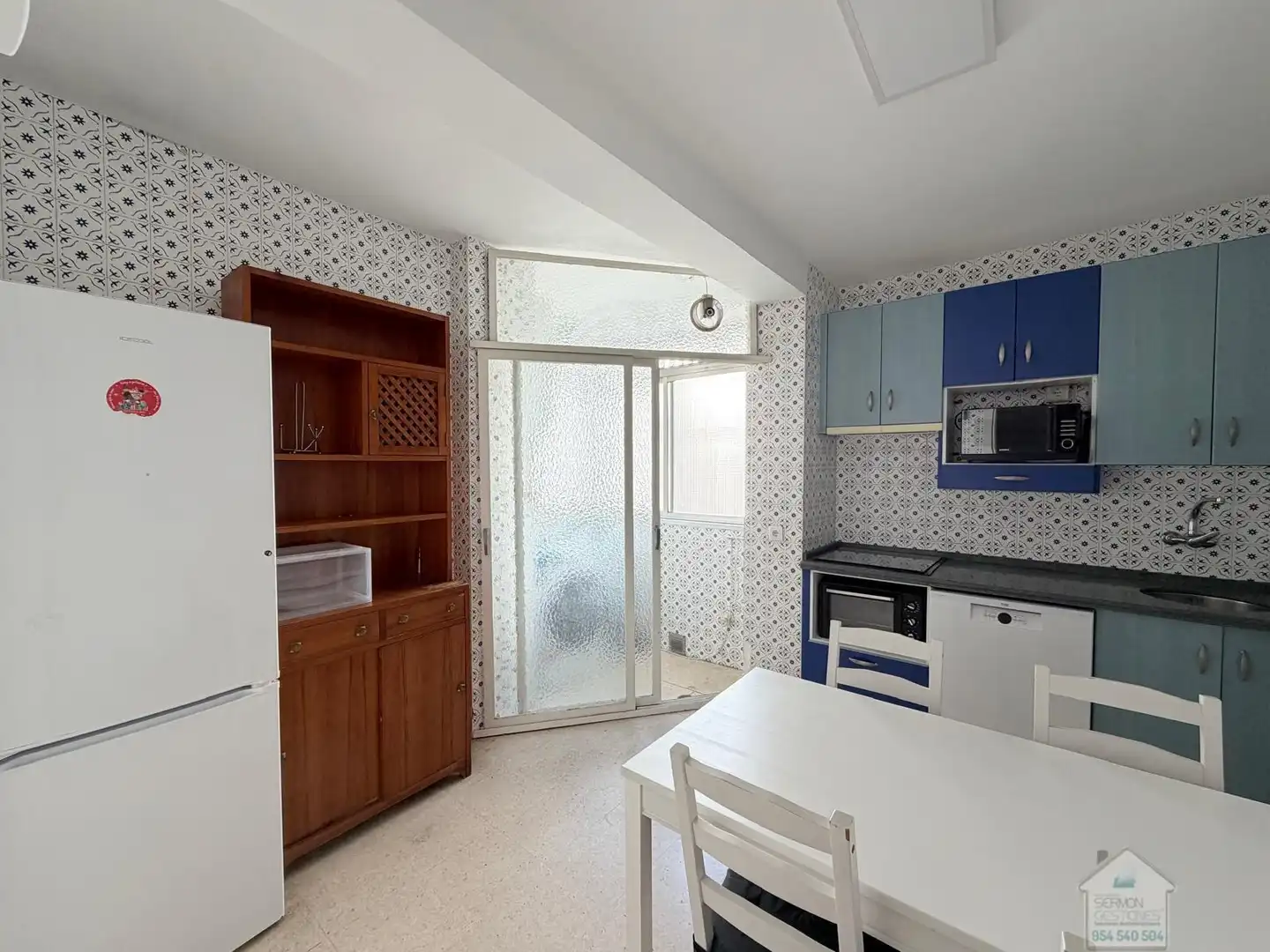 Küche von Wohnung zur Miete in Nervión