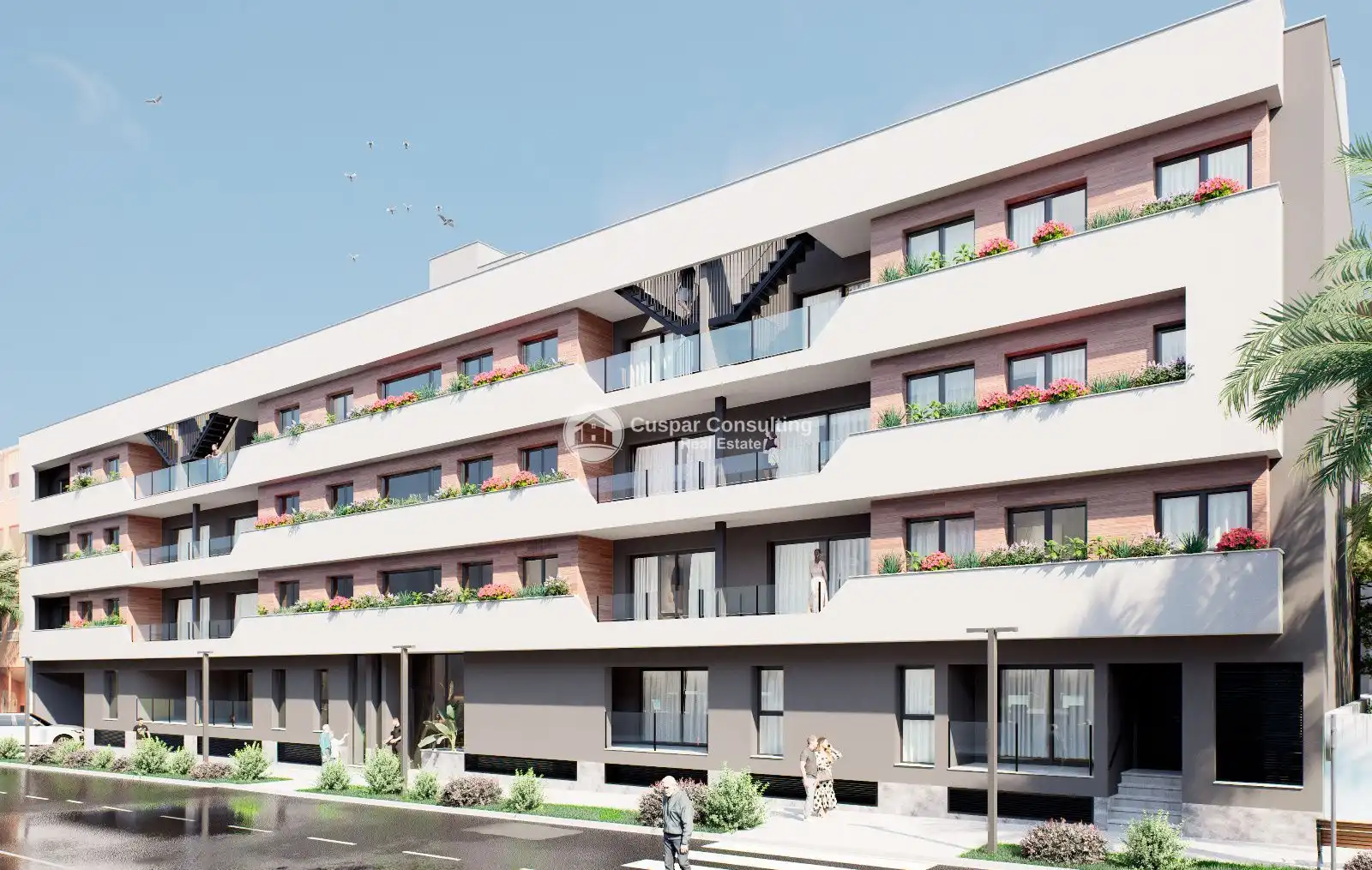 Vista exterior de Apartamento en venta en San Pedro del Pinatar con Calefacción y Terraza