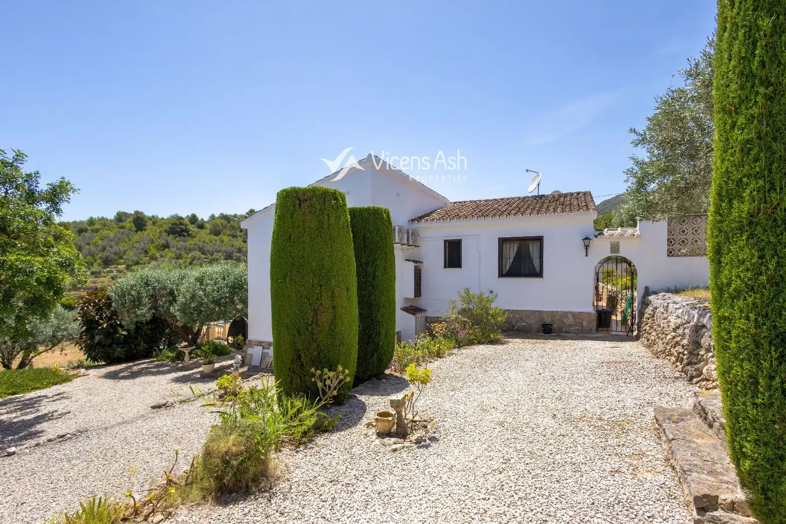 Exterior view of Houses for sale in Gata de Gorgos  with Air Conditioner, Heating and Storage room