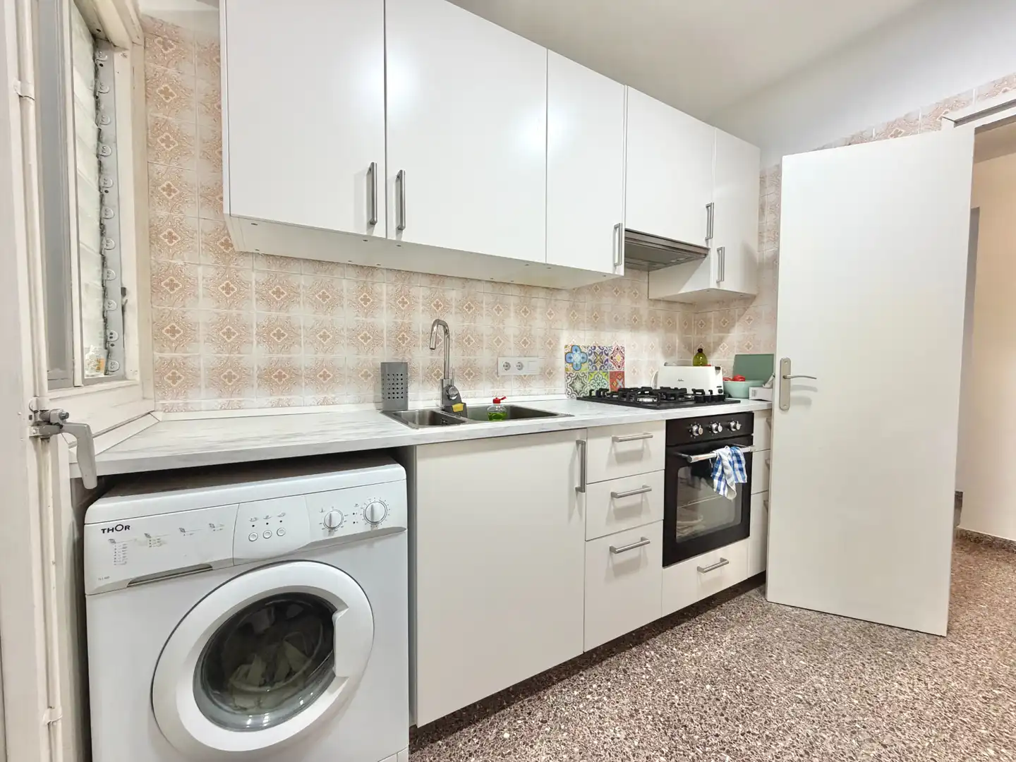 Küche von Wohnung zum Verkauf in Vilafranca del Penedès mit Möbliert und Balkon