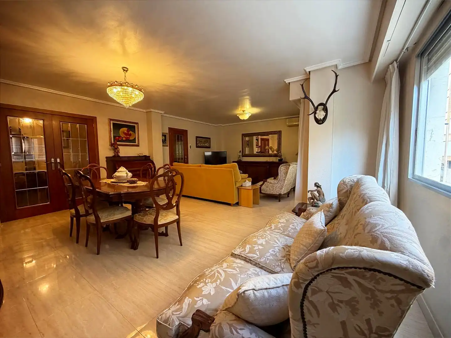 Sala de estar de Piso en venta en Ausias March