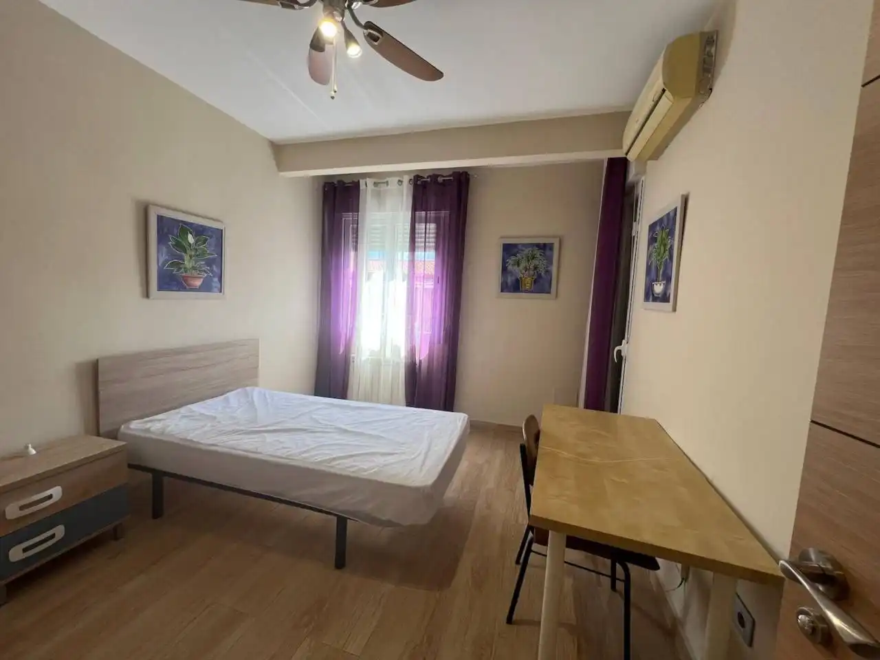 Bedroom of Flat for rent in Toledo  with Air Conditioner, Heating and Terrace