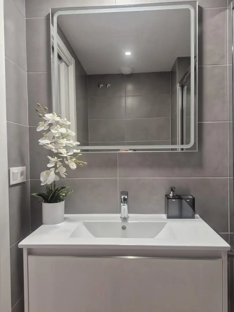 Baño de Piso de alquiler en Alicante / Alacant con Aire acondicionado, Calefacción y Terraza
