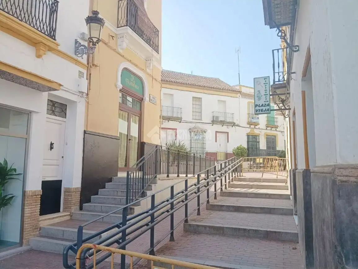 Vista exterior de Casa adosada en venda en Arahal amb Balcó