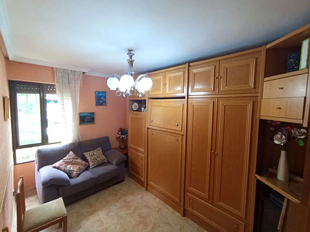 Schlafzimmer von Wohnung zur Miete in Madrid mit Möbliert