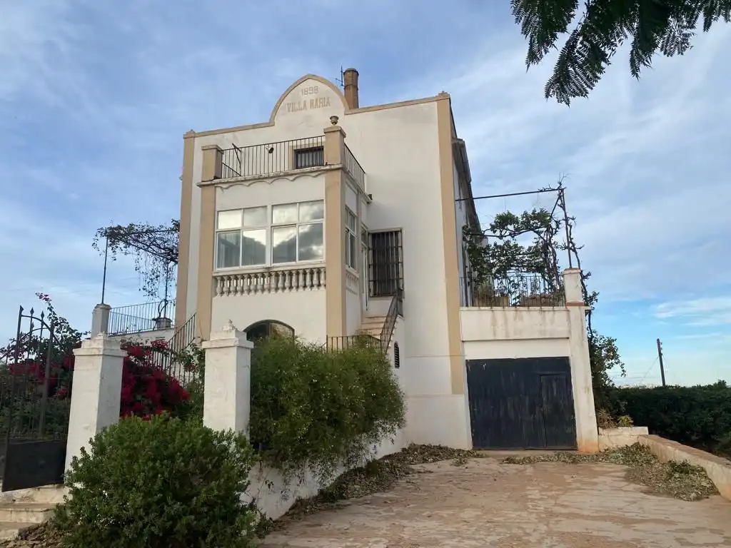 Vista exterior de Finca rústica en venta en Benifaió con Jardín privado, Terraza y Trastero