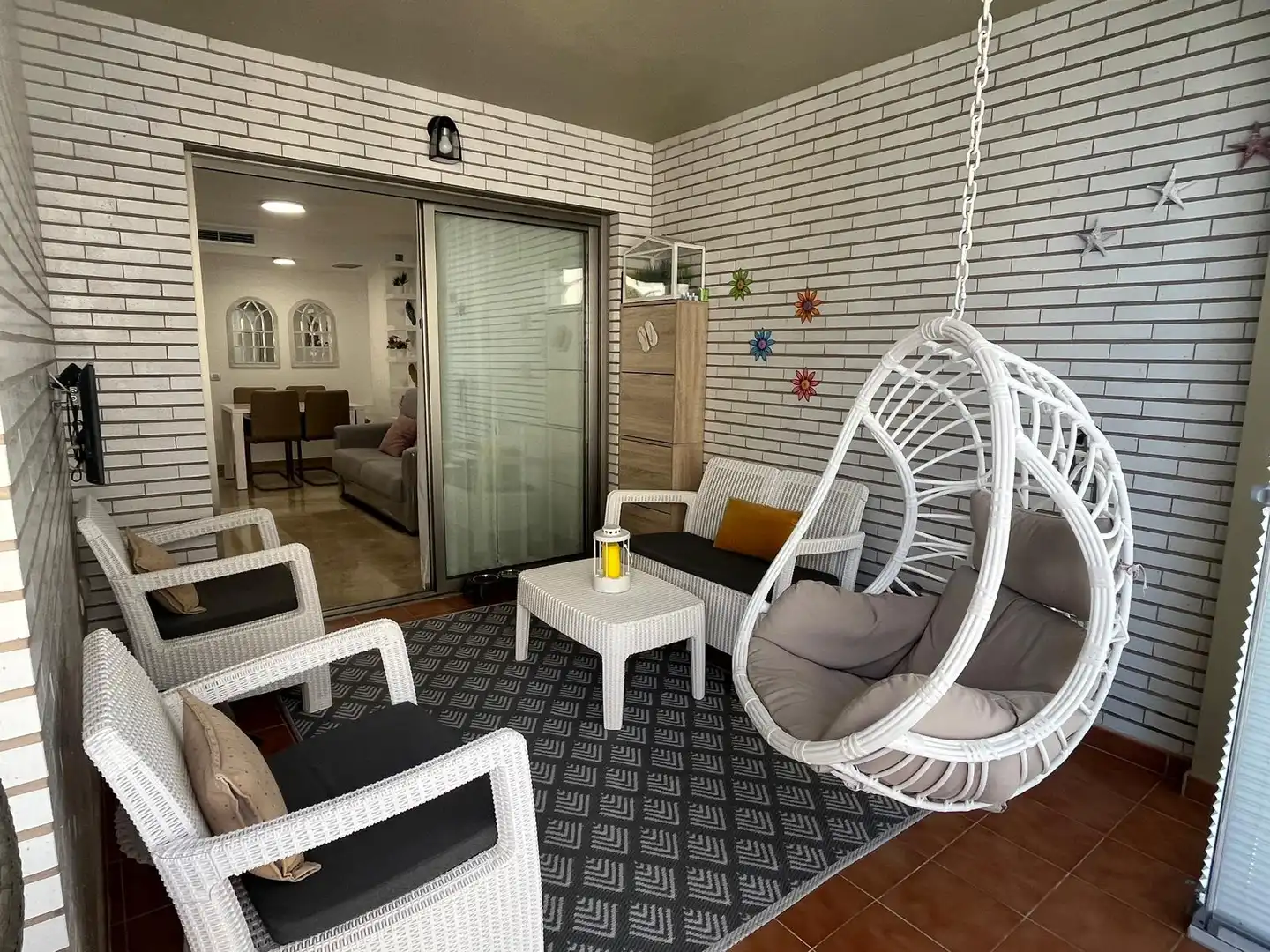 Terrasse von Wohnungen zum Verkauf in Oropesa del Mar / Orpesa mit Klimaanlage, Terrasse und Abstellraum