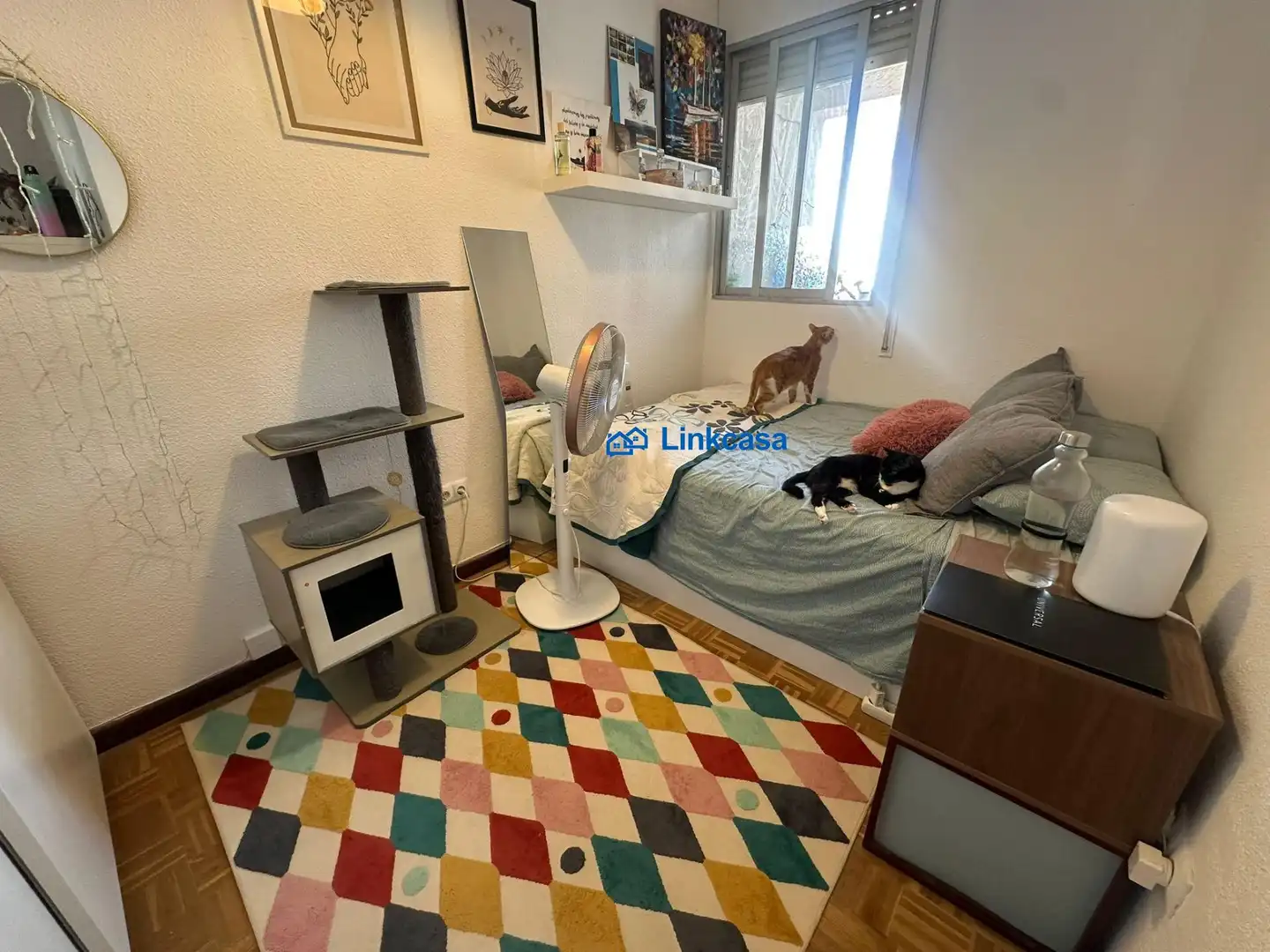 Bedroom of Flat for sale in Madrid  with Air Conditioner, Heating and Parquet flooring