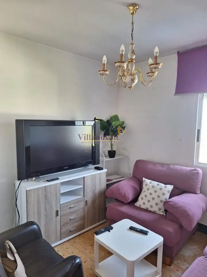Sala d'estar de Pis de lloguer en Redondela amb Calefacció i Moblat