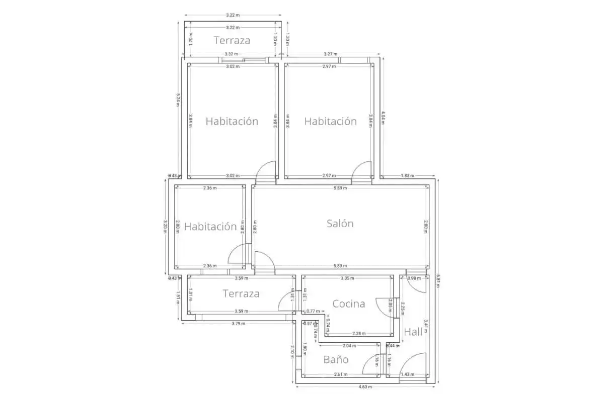 Piso en venta en Carabanchel