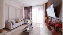 Living room of Flat for sale in  Madrid Capital  with Air Conditioner, Heating and Furnished