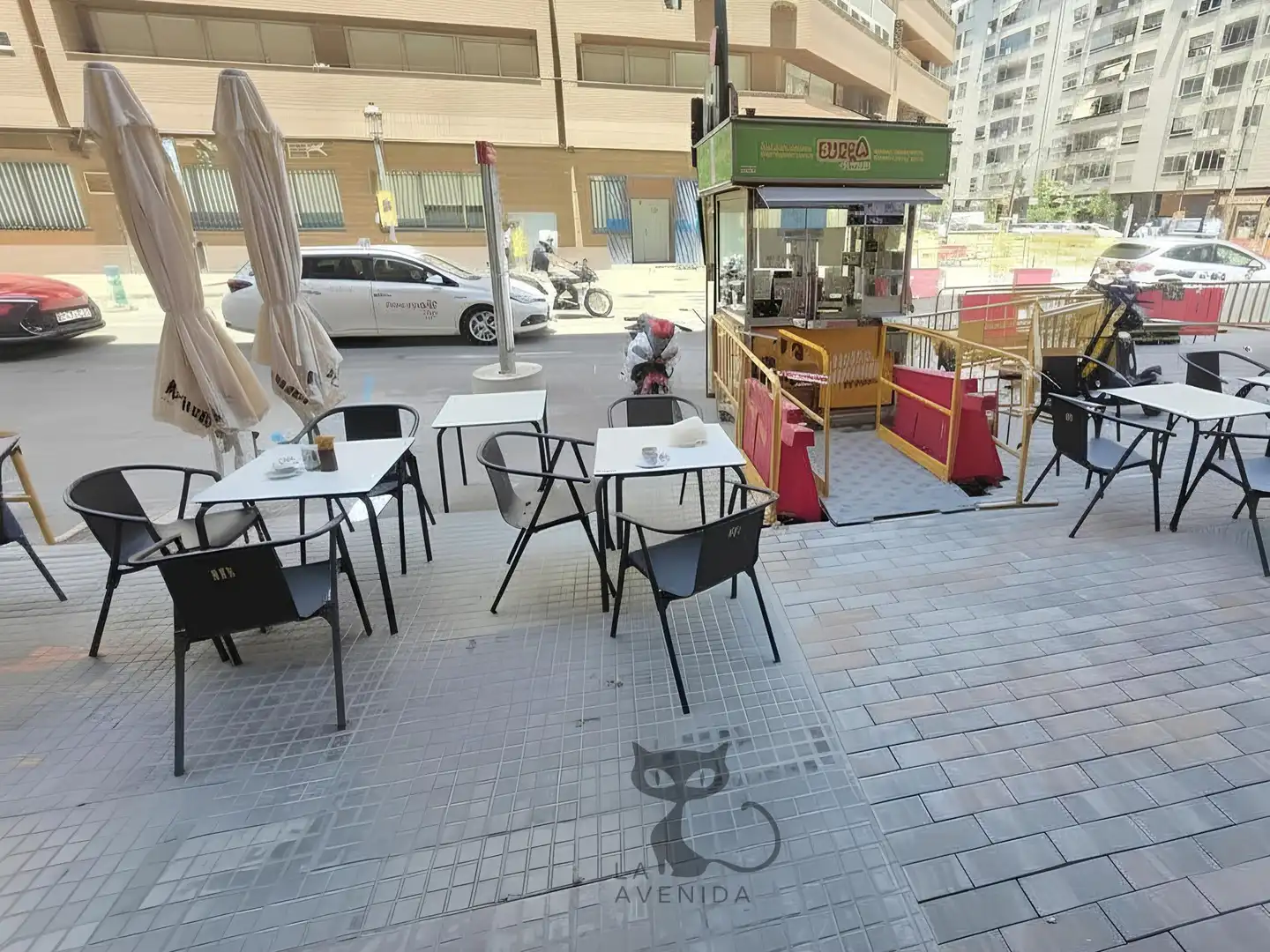 Terraza de Local de alquiler en Valencia con Aire acondicionado y Amueblado