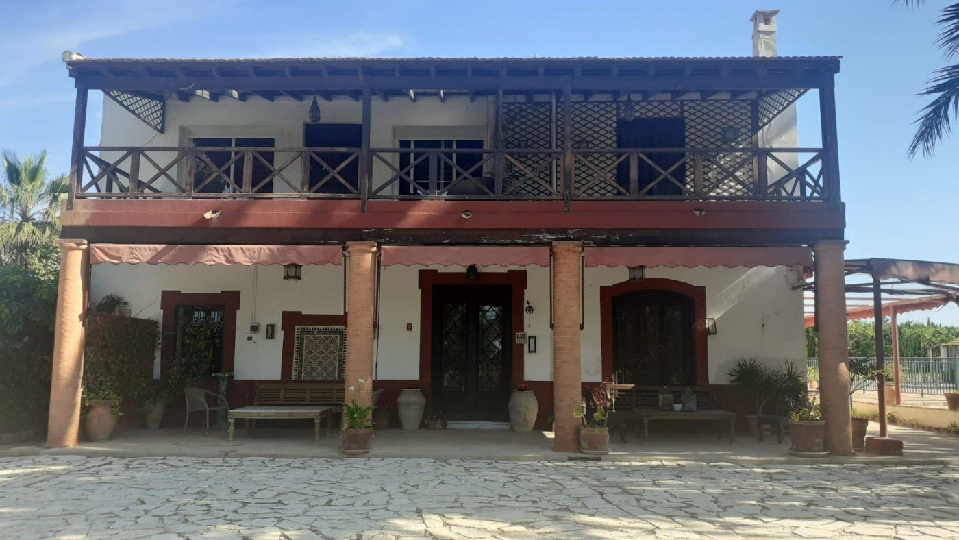 Vista exterior de Casa o xalet en venda en Elche / Elx amb Aire condicionat, Calefacció i Jardí privat