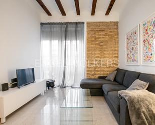 Sala d'estar de Apartament de lloguer en  Valencia Capital amb Aire condicionat