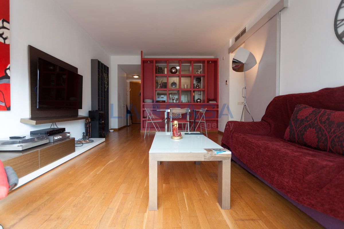 Sala de estar de Piso en venta en  Barcelona Capital con Terraza