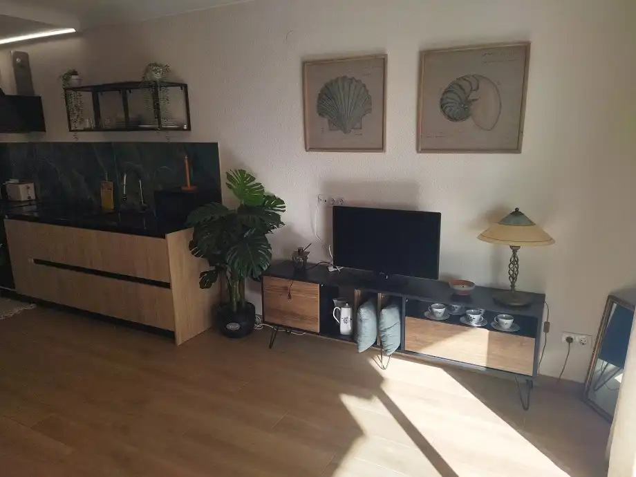 Wohnzimmer von Wohnung zur Miete in Santa Pola mit Klimaanlage, Heizung und Möbliert