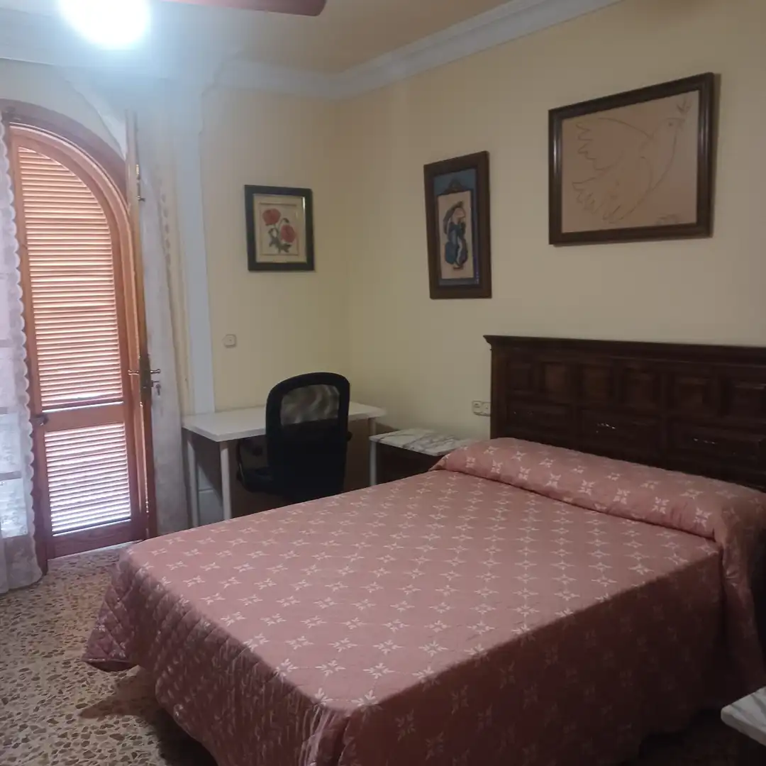 Bedroom of Flat for share in Málaga  with Terrace, Furnished and Oven