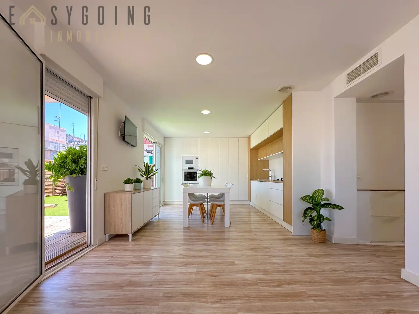 Cocina de Ático en venta en Elche / Elx con Aire acondicionado, Terraza y Amueblado