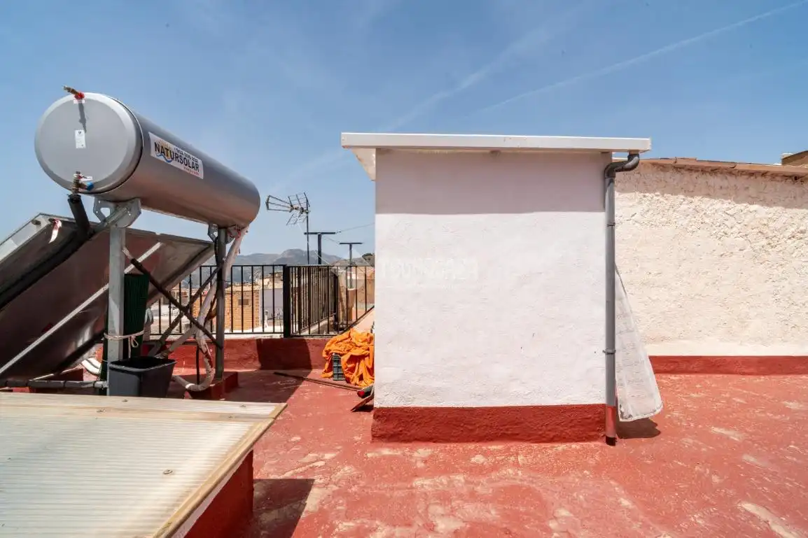 Terrasse von Einfamilien-Reihenhaus zum Verkauf in Lanjarón mit Klimaanlage, Heizung und Terrasse